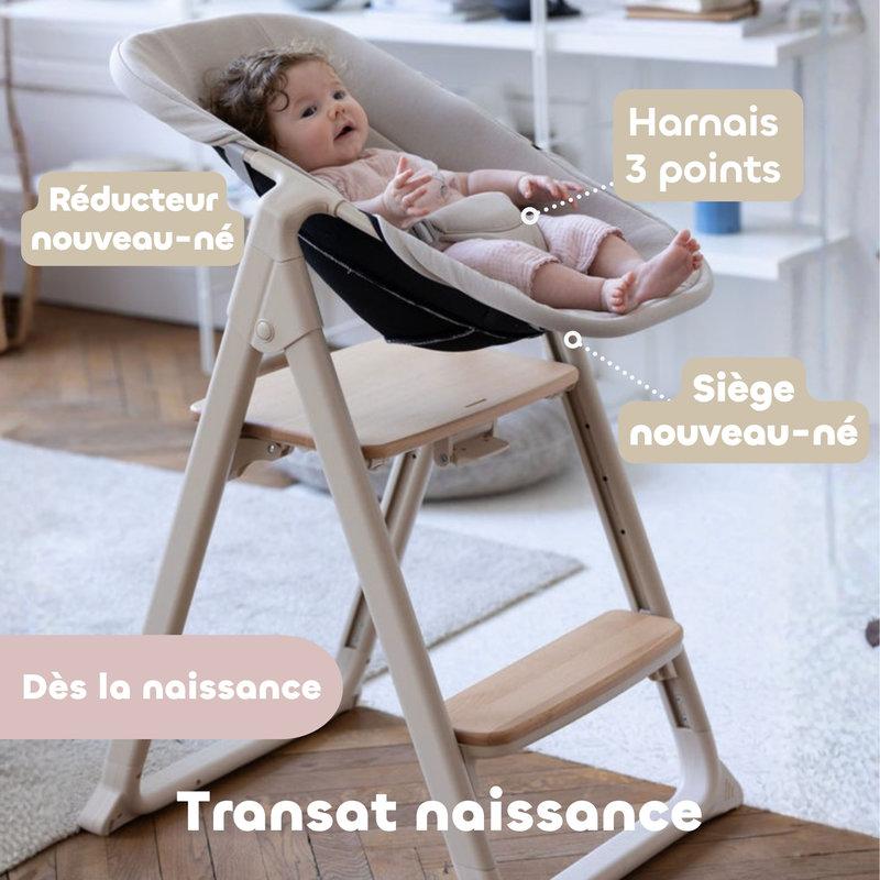 Chaise Haute pliable 5 en 1 Evoclick Argile BEABA détails 3