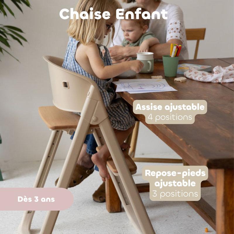 Chaise Haute pliable 5 en 1 Evoclick Argile BEABA détails 5