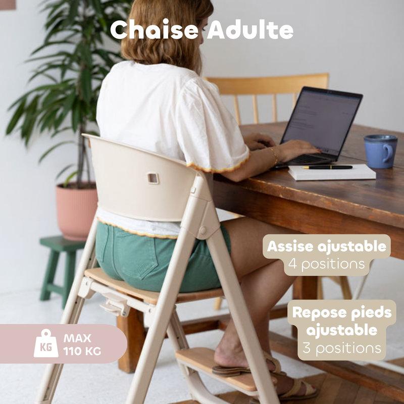 Chaise Haute pliable 5 en 1 Evoclick Argile BEABA détails 6