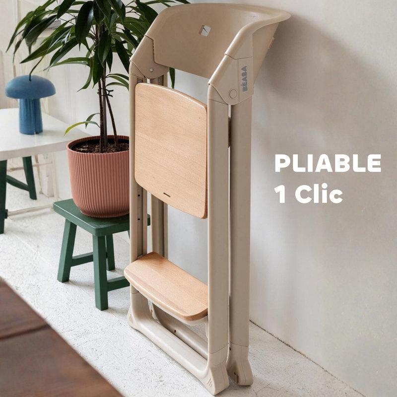 Chaise Haute pliable 5 en 1 Evoclick Argile BEABA détails 8