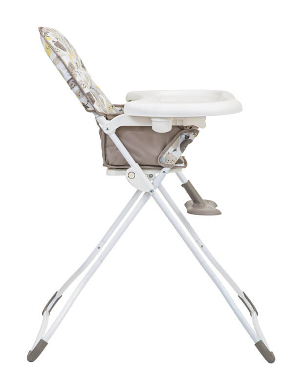 Chaise haute Snack N' Stow Fruitella Graco profil