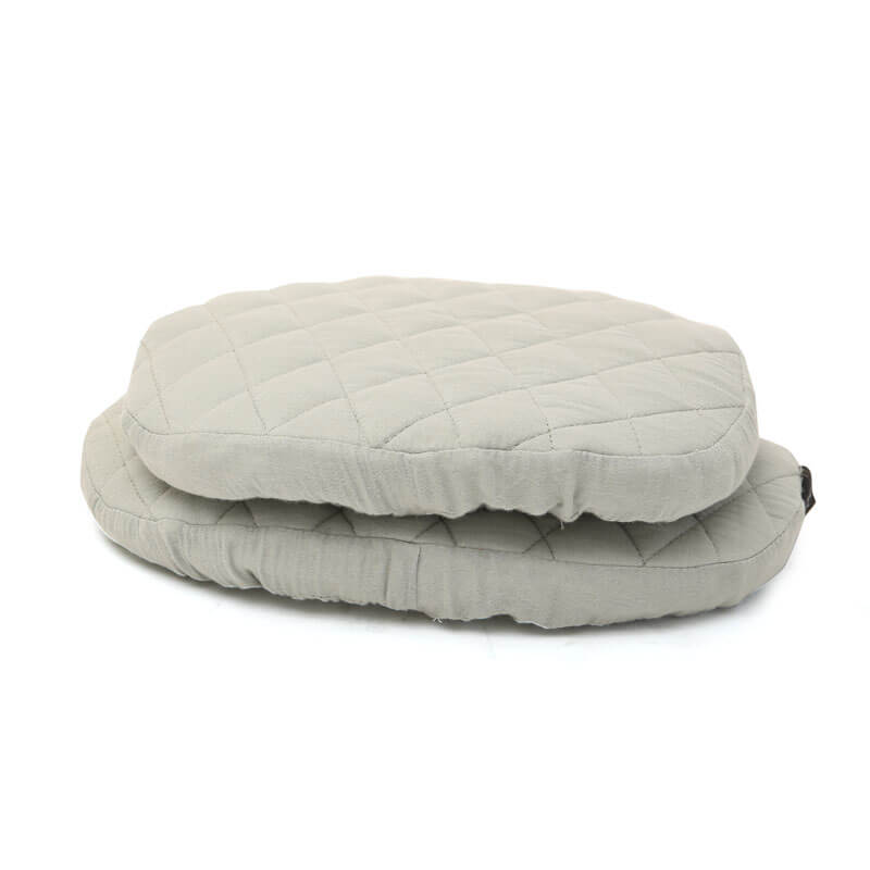 Chaise haute TIBU Noyer avec Housse et Coussins au choix Charlie Crane farrow