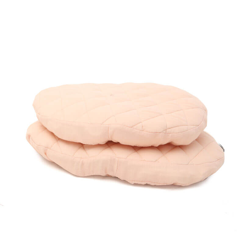 Chaise haute TIBU Noyer avec Housse et Coussins au choix Charlie Crane nude