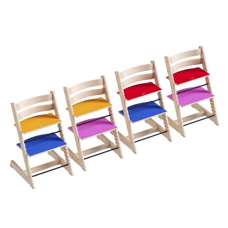 Chaise haute Tripp Trapp MoMA Stokke ensembles de couleur possible