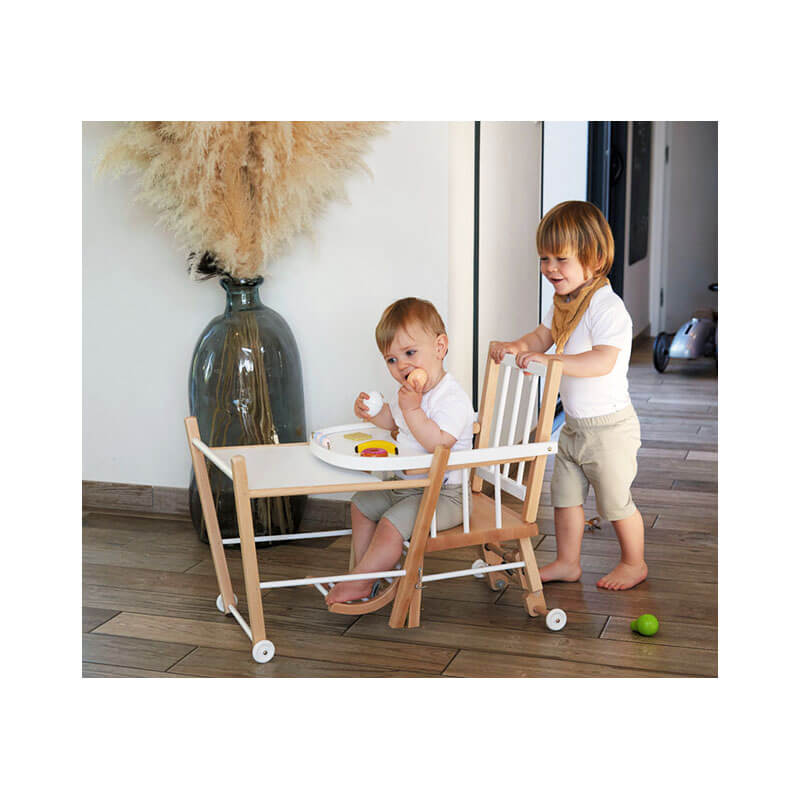 Chaise haute Combelle transformable Marcel - Les Enfants du Design