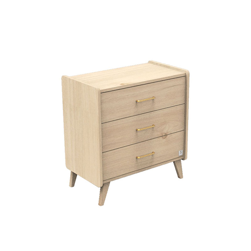 Chambre Arty : lit, commode, armoire Sauthon commode