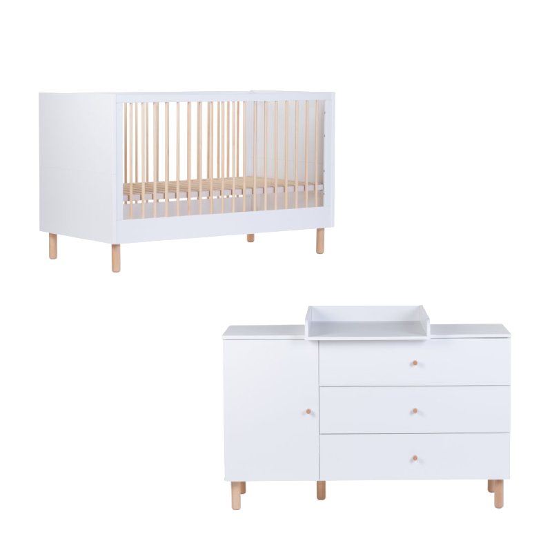 Chambre bébé Wonder White