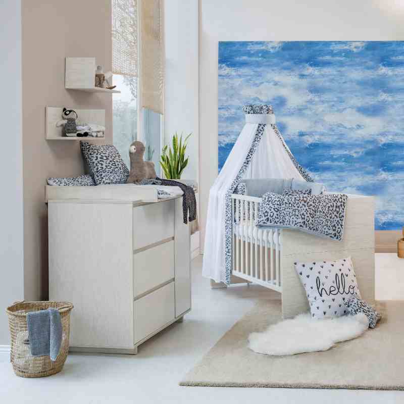 Chambre Capri : lit, commode, armoire 3 portes Schardt Ambiance