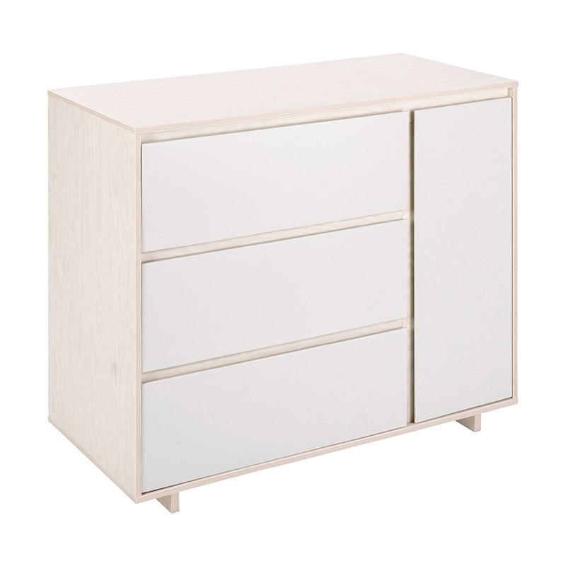 Chambre Capri : lit, commode, armoire 3 portes Schardt Commode évolutive