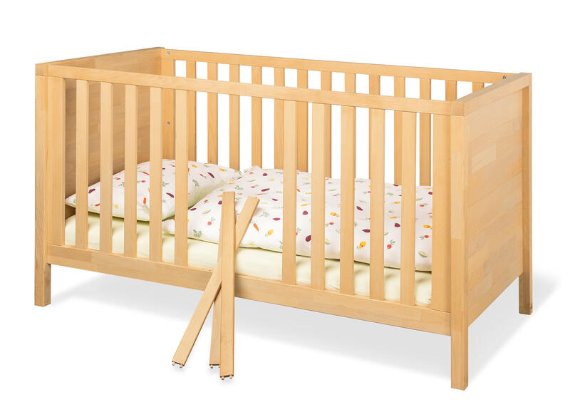 Chambre Enno : lit, commode Pinolino barres