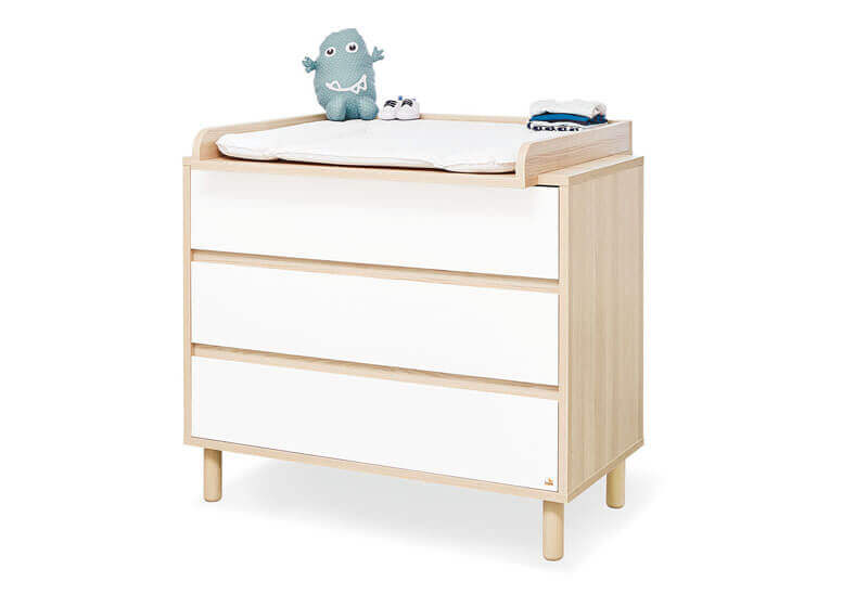 Chambre Flow : lit, commode Pinolino commode