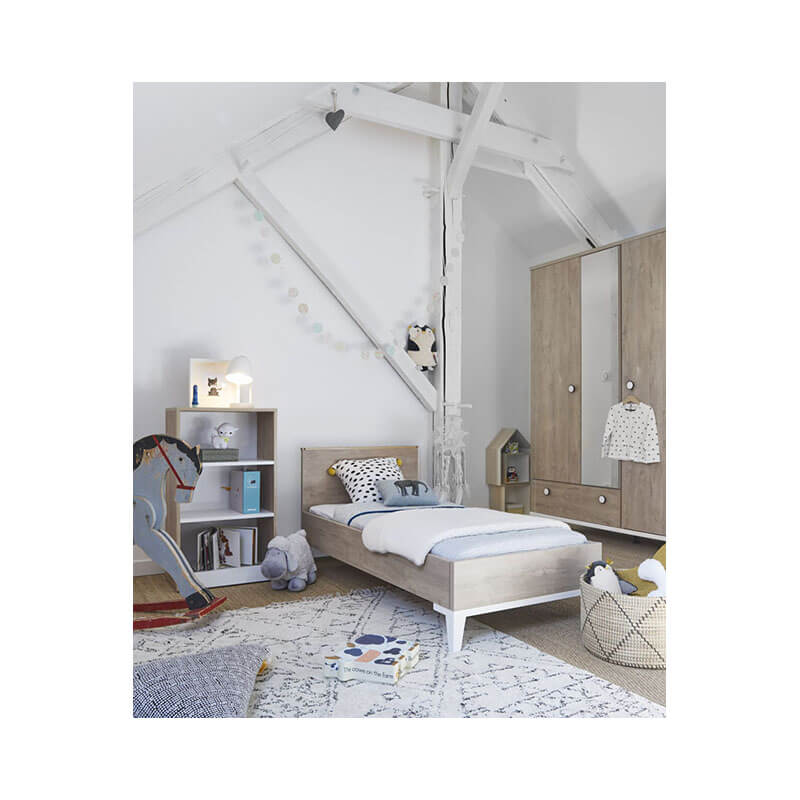 Chambre Marcel : lit, commode et armoire Galipette lifestyle 2