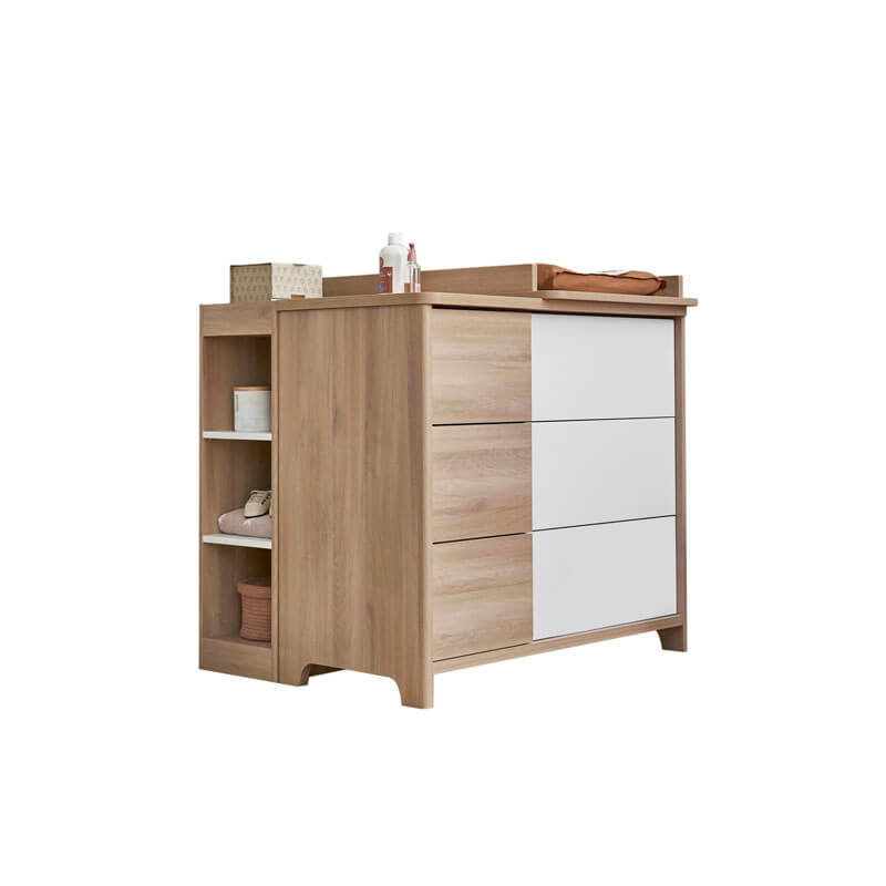 Chambre Sacha : lit, commode et armoire Galipette bibliotheque commode