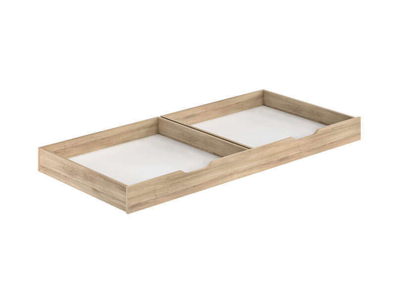 Chambre Sacha : lit compact, tiroir chêne Galipette tiroir