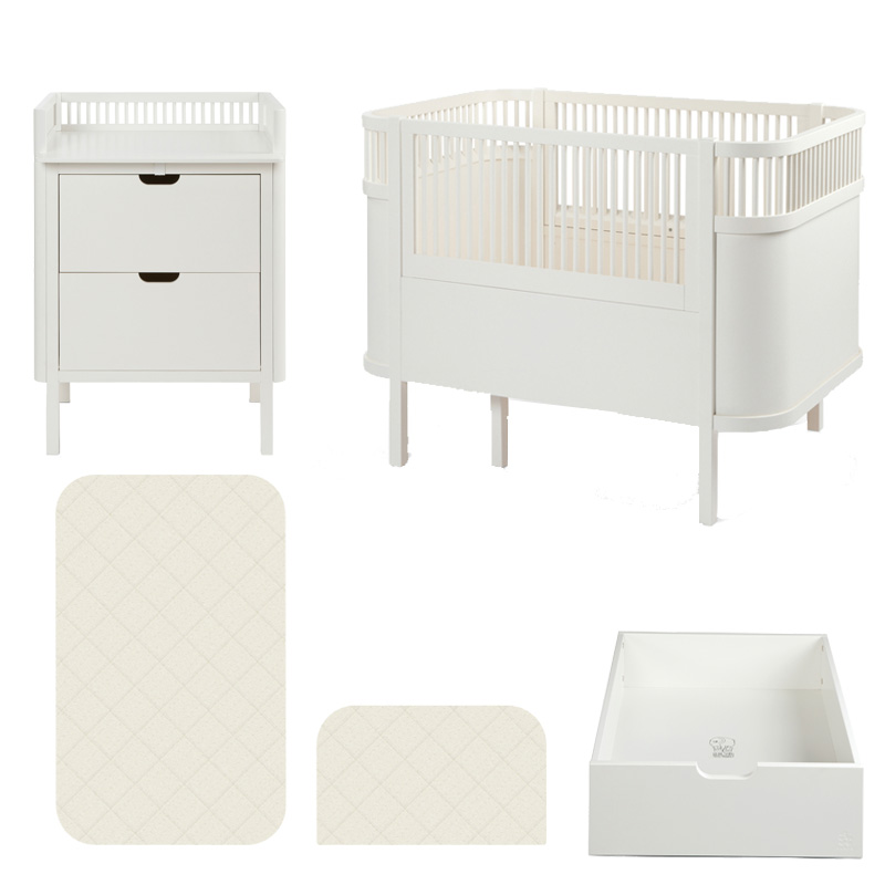 Chambre Sebra : Lit, Matelas, Commode à langer Sebra cover