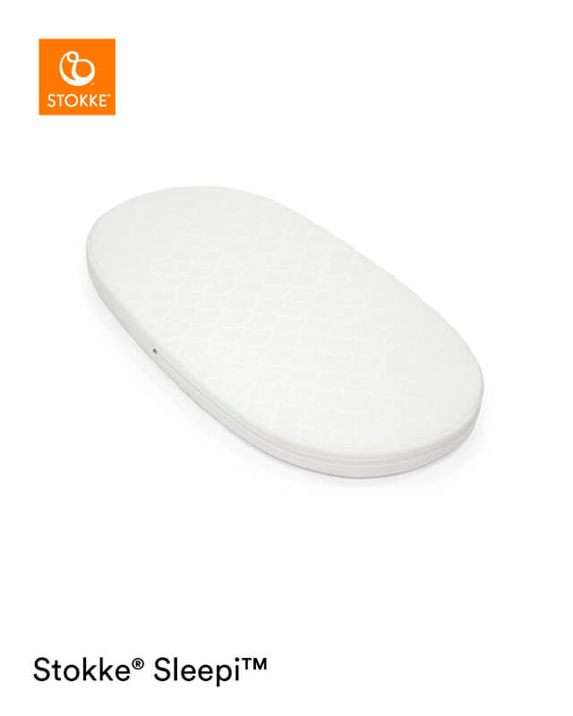 Chambre Sleepi : lit, matelas + commode / table à langer Stokke matelas