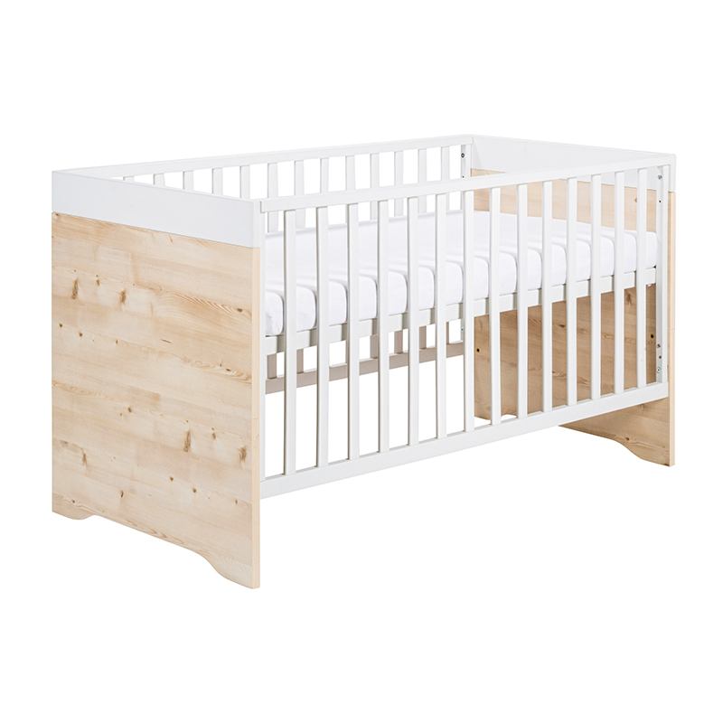 Chambre Timber Pin : lit, commode Schardt Lit