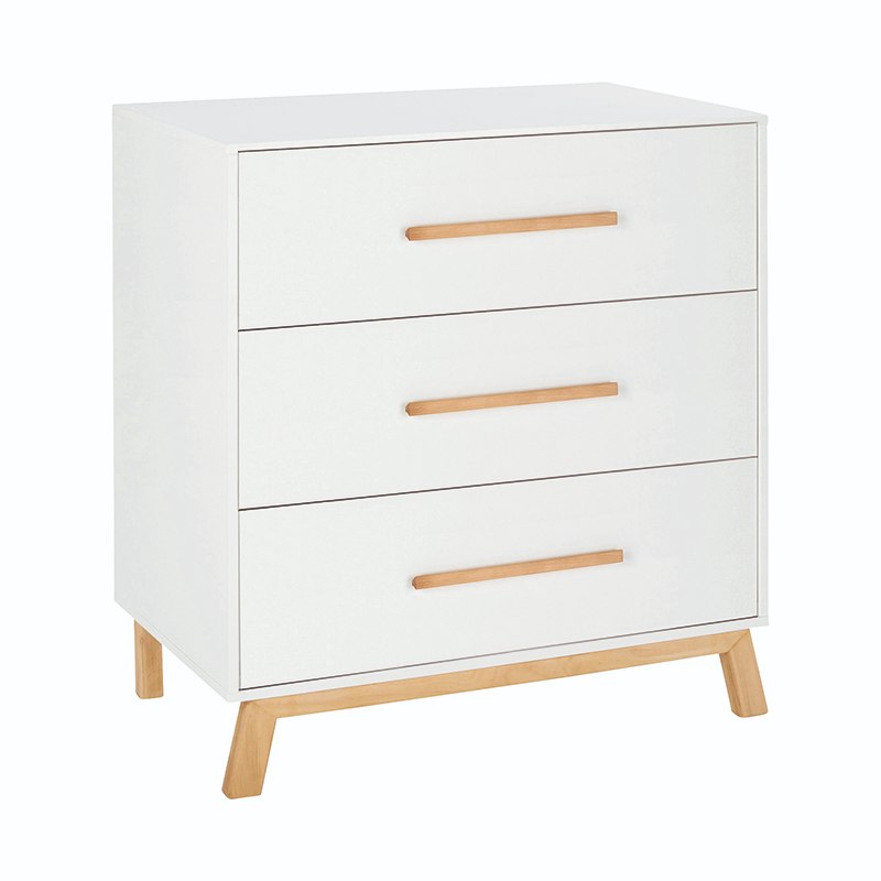 Chambre Venice : lit, commode, armoire 3 portes Schardt Commode évolutive