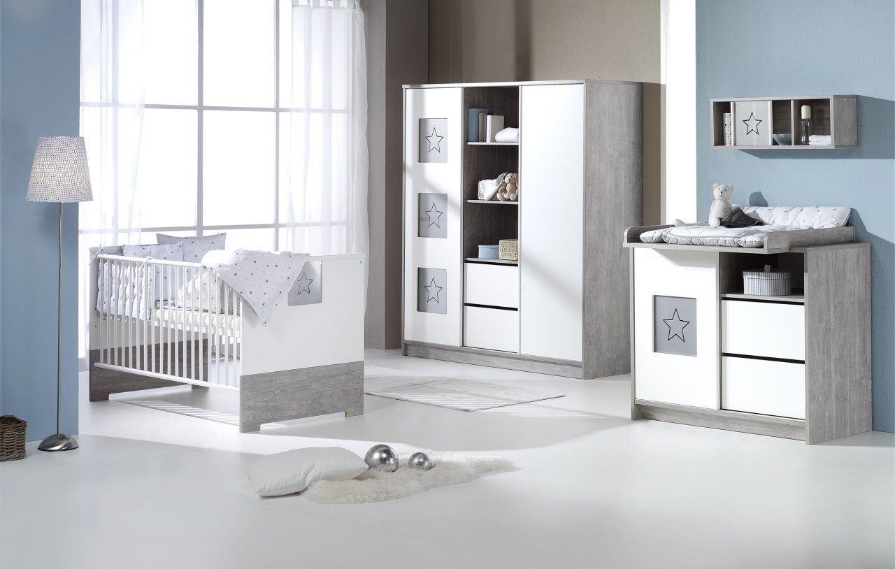 Chambre ECO STAR : lit kit-transfo commode armoire Schardt BamBinou