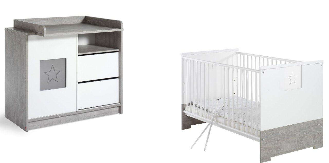 chambre bebe lit commode Eco Star Schardt BamBinou