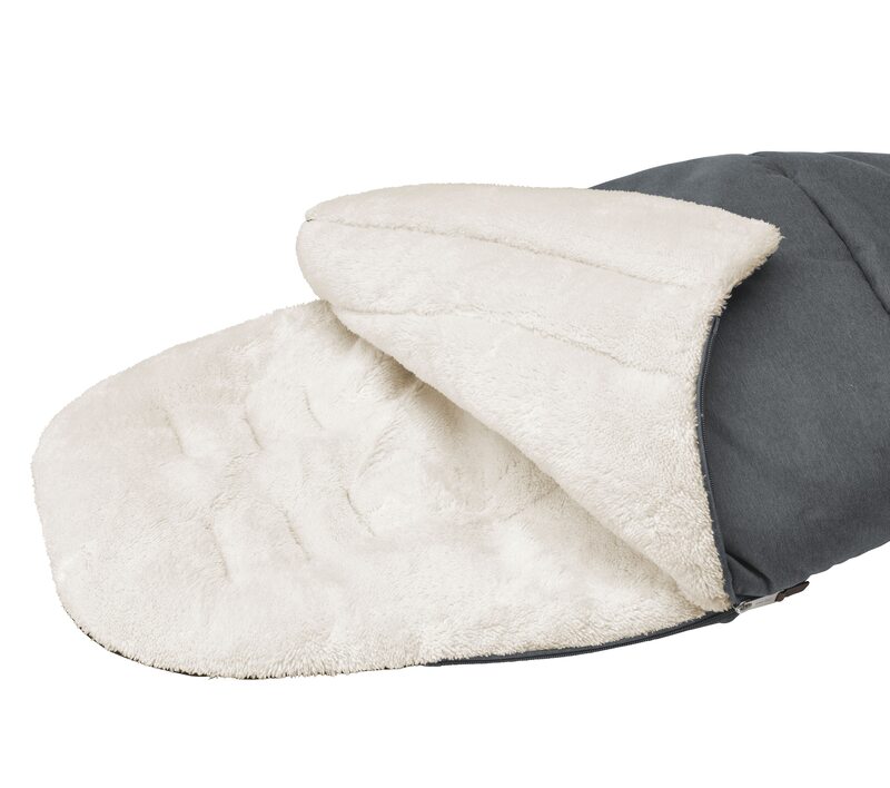 Chancelière 2-en-1 poussette Twillic  Maxi Cosi grey ouvert