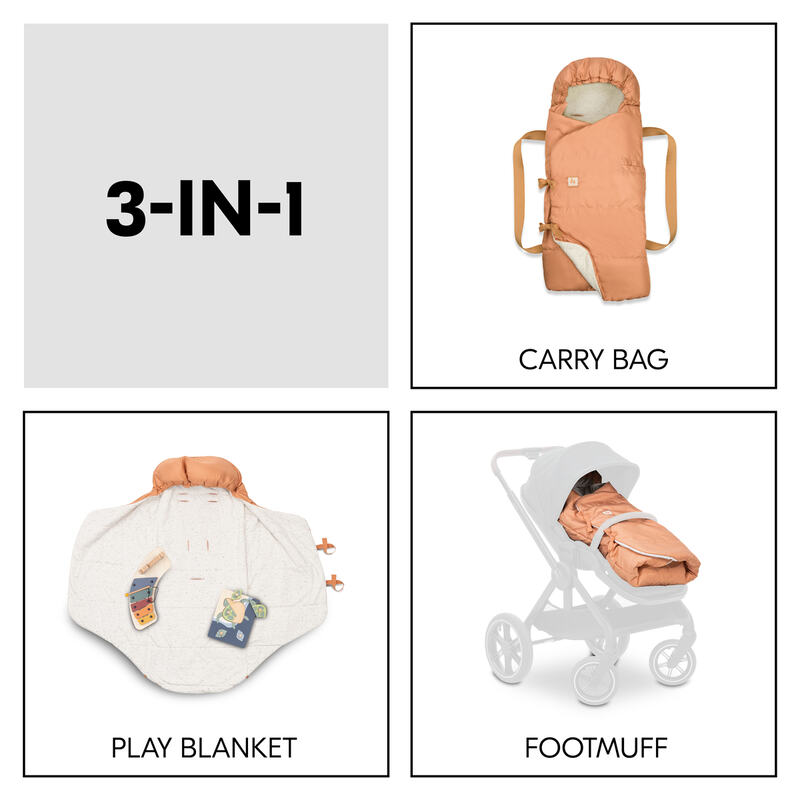 Chancelière 3 en 1 Carry N Play Dots Cork Hauck multitache