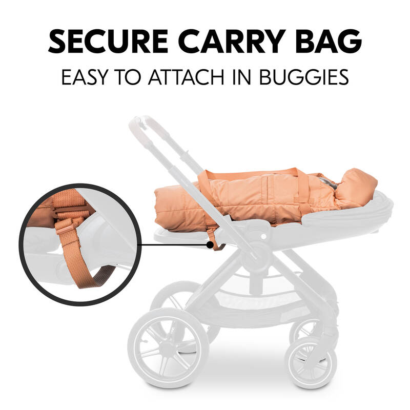 Chancelière 3 en 1 Carry N Play Dots Cork Hauck sécurité