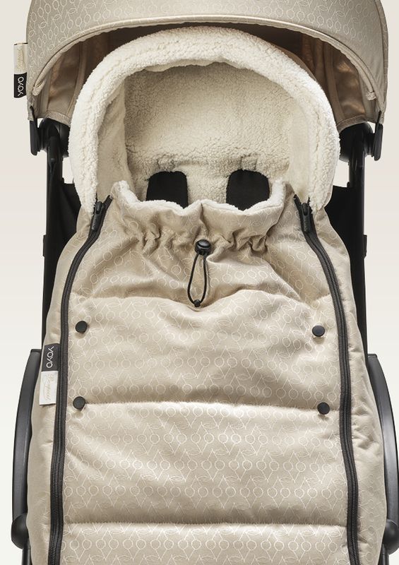 Chancelière pour poussette Yoyo Bonpoint Beige Stokke chancelière fermée 4