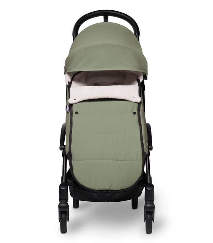 Chancelière pour poussette Yoyo Olive Stokke face