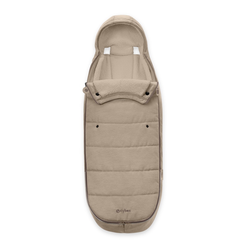 Chancelière pour poussettes Gold Cybex produit face2 Beige