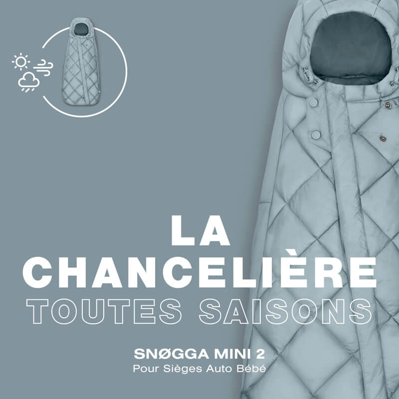 Chancelière pour siège-auto Snogga Mini 2 Sky Blue Cybex zoomChancelière pour siège-auto Snogga Mini 2 Sky Blue Cybex sac