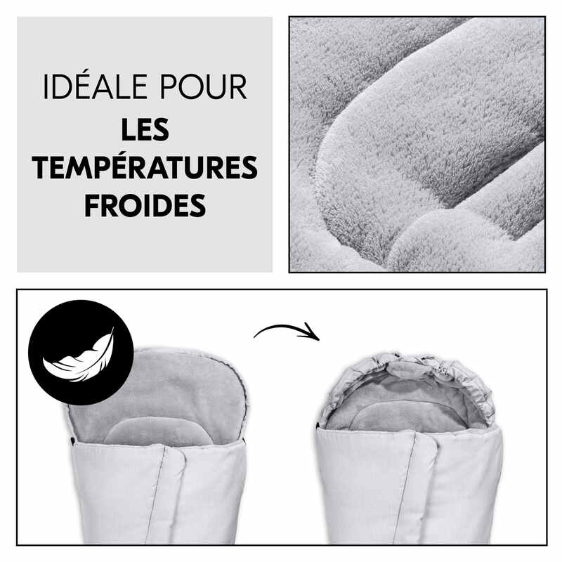 Chancelière universelle pour poussette Hauck temperature