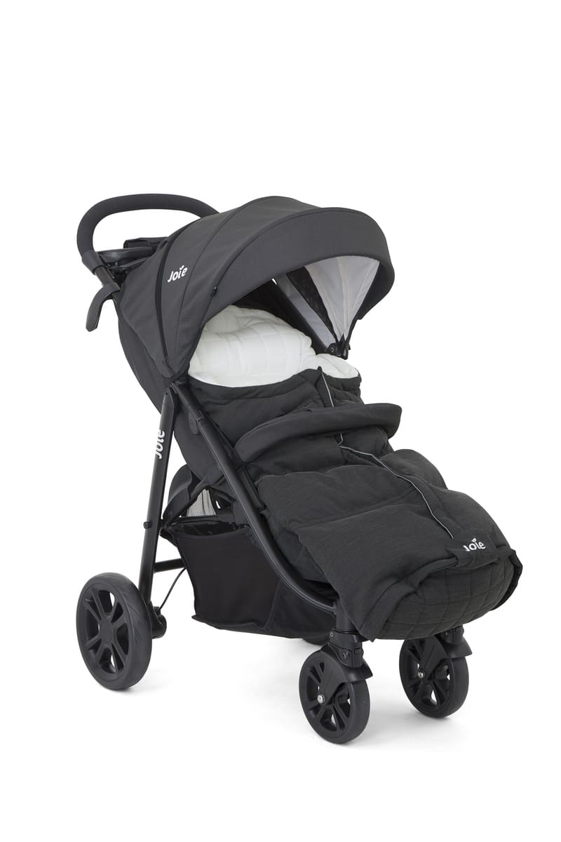 Altabebe Chancelière pour poussette universelle hiver KlimaGuard noir gris  clair