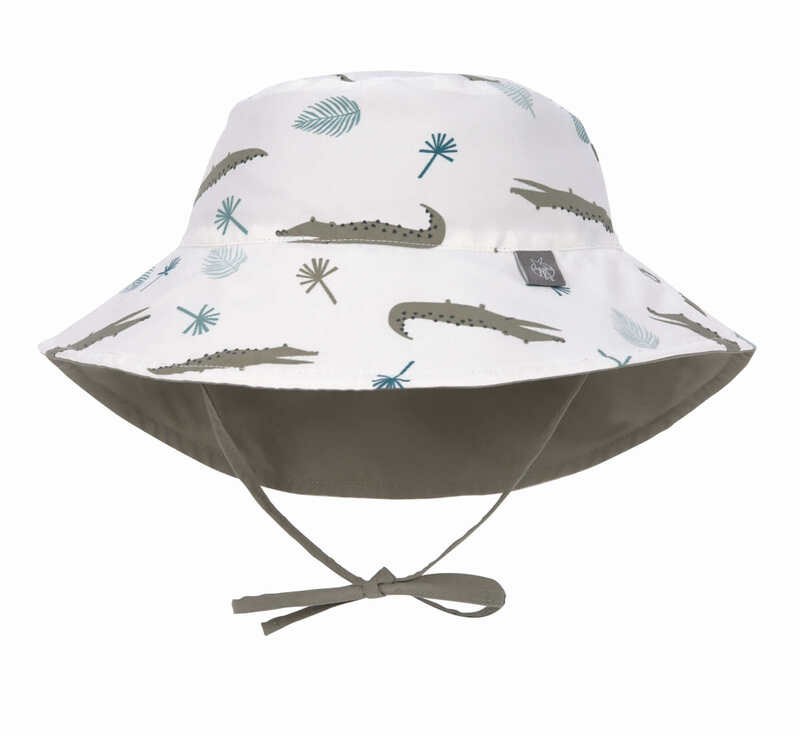 Chapeau Anti Uv Reversible Crocodile Blanc Lassig Bambinou Chapeau Anti Uv Reversible Crocodile Blanc Lassig Bambinou