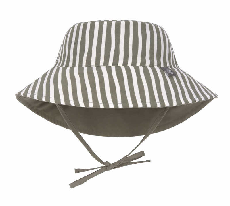 Chapeau anti-UV réversible Rayé olive Lassig Produit