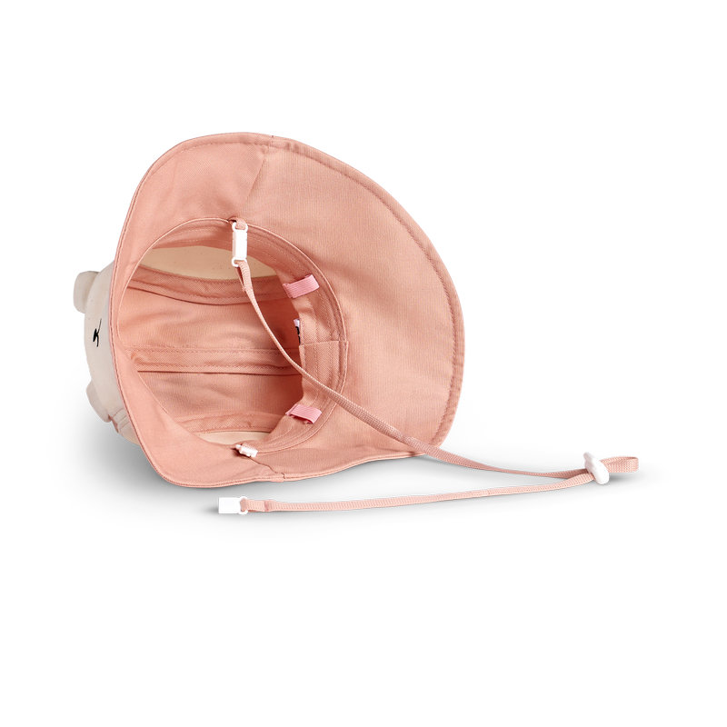 Chapeau Camper Hat 0-2 ans Ourson Rose Ki et La dessous 