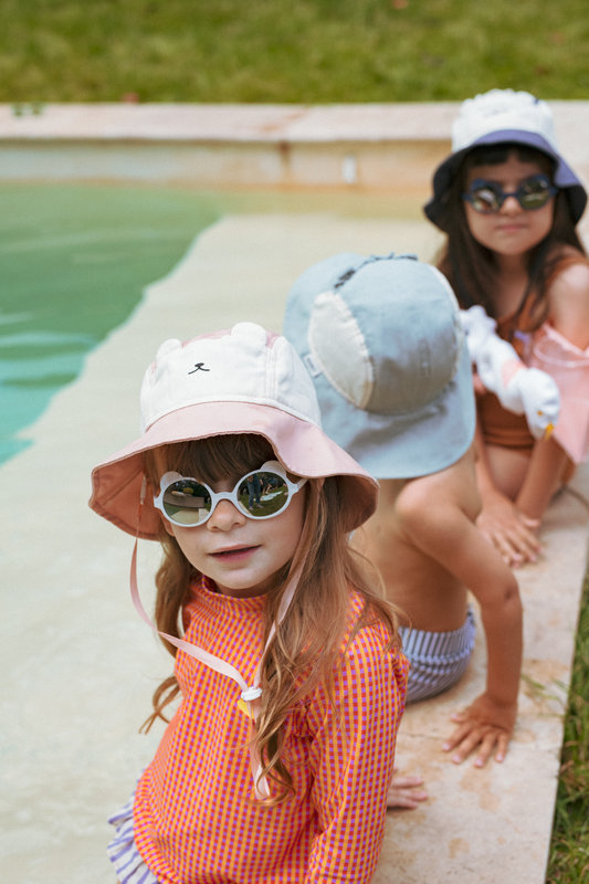 Chapeau Camper Hat Lion 0-2 ans Bleu Ciel Ki et La lifestyle