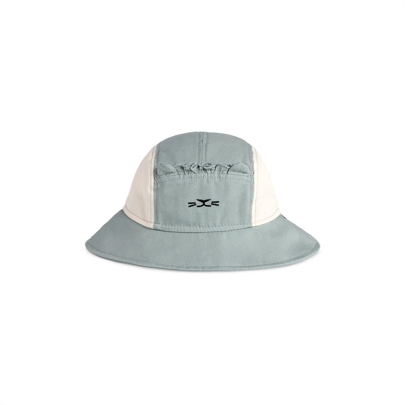 Chapeau Camper Hat Lion 0-2 ans Bleu Ciel Ki et La face