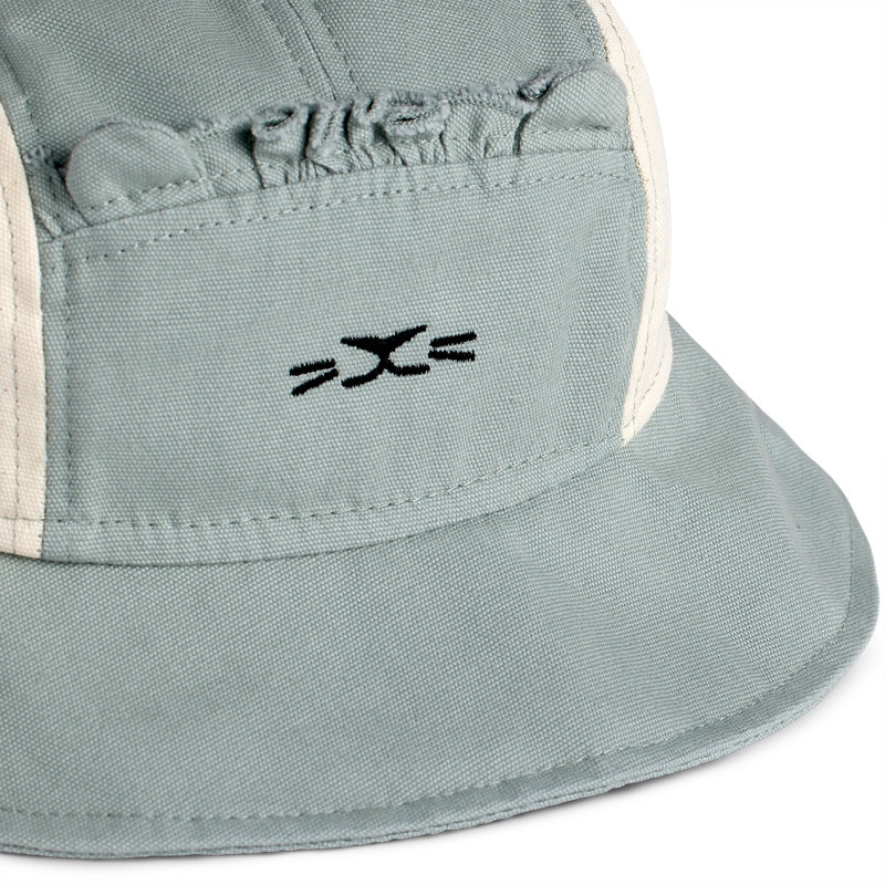 Chapeau Camper Hat Lion 0-2 ans Bleu Ciel Ki et La zoom