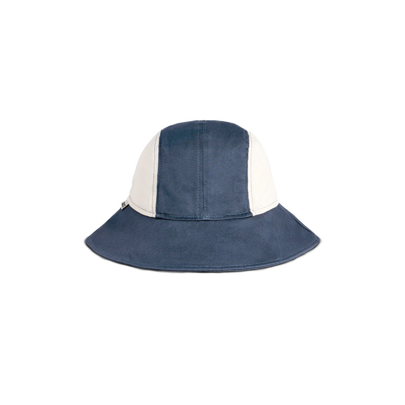 Chapeau Camper Hat Lion 0-2 ans Bleu Marine Ki et La dos