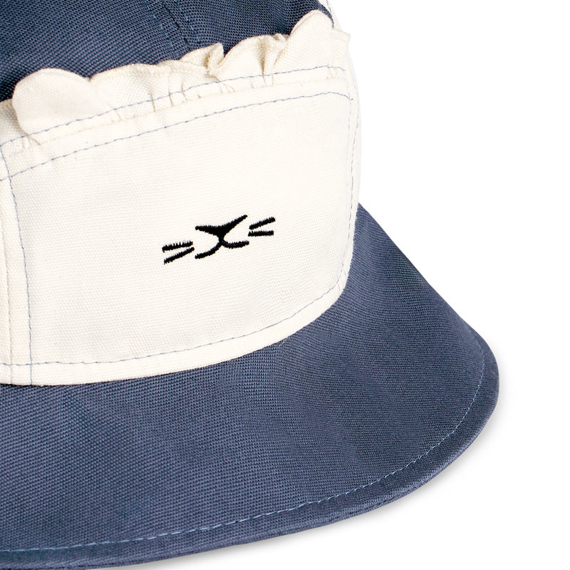 Chapeau Camper Hat Lion 0-2 ans Bleu Marine Ki et La zoom 