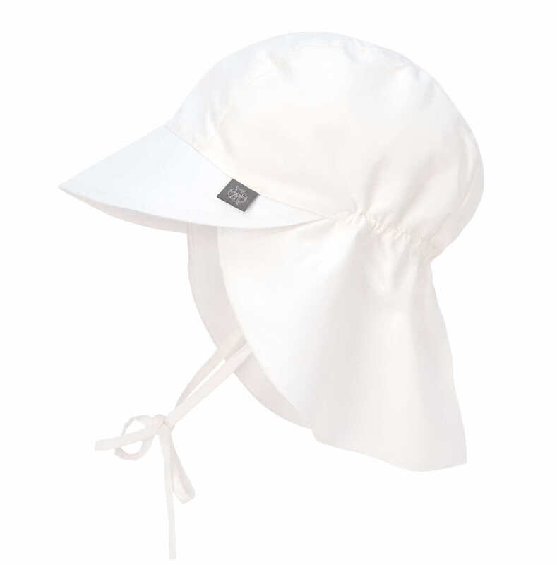 Chapeau de soleil protège-nuque Blanc Lassig Produit