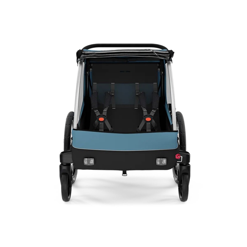 hariot Courier 2 Aegean Blue Thule back