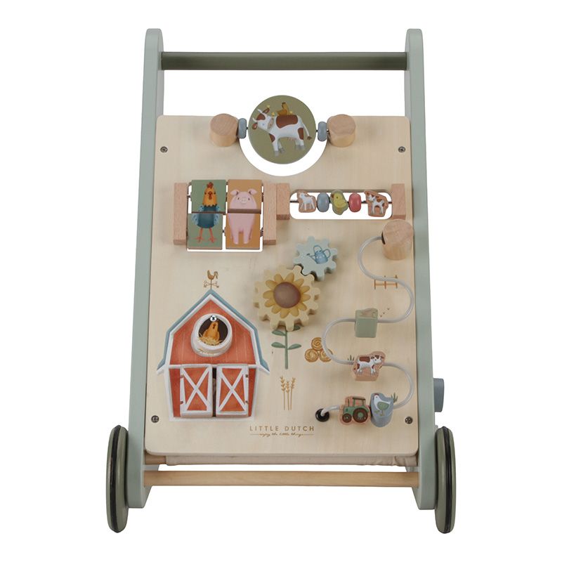 Chariot de marche FSC Little Farm Little Dutch face 1