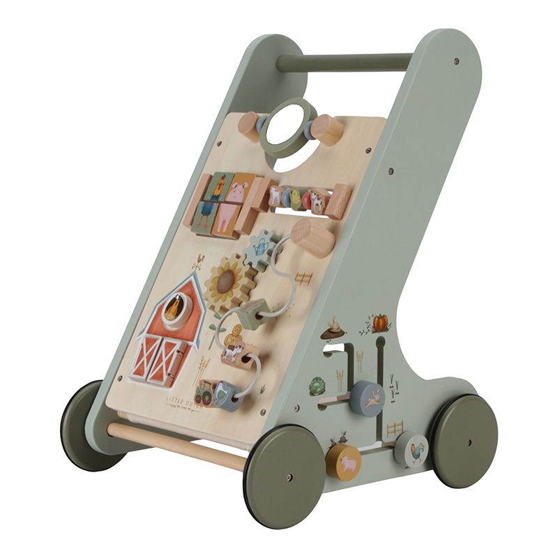 Chariot de marche FSC Little Farm Little Dutch profil gauche