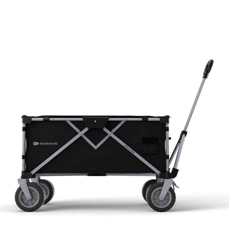 Chariot de transport Rollster Noir KINDERKRAFT côté