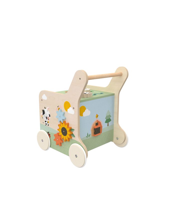 Chariot en bois d'activités Farmers Tiny Love produt arrière gauche