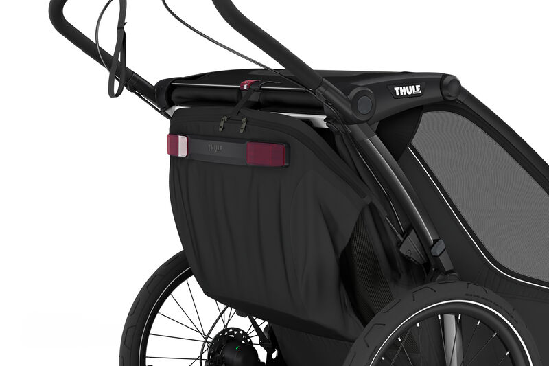 Chariot Sport 2 G3 Black Thule arriere fermer