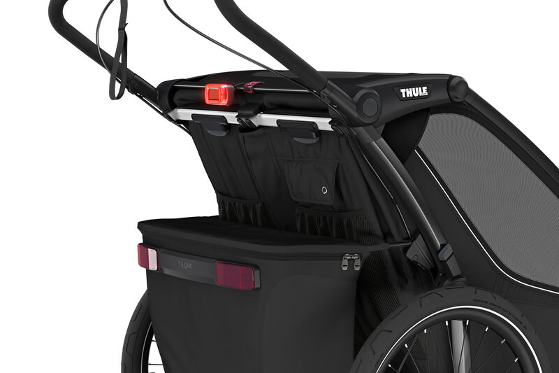 Chariot Sport 2 G3 Black Thule arriere ouvert