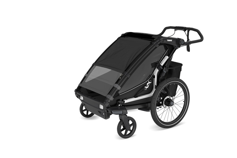 Chariot Sport 2 G3 Black Thule couvre soleil